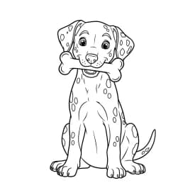 Desenhos de 101 Dálmatas para Colorir