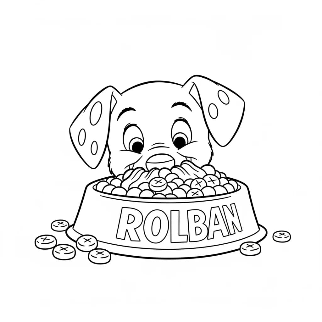 Desenhos de 101 Dálmatas para Colorir