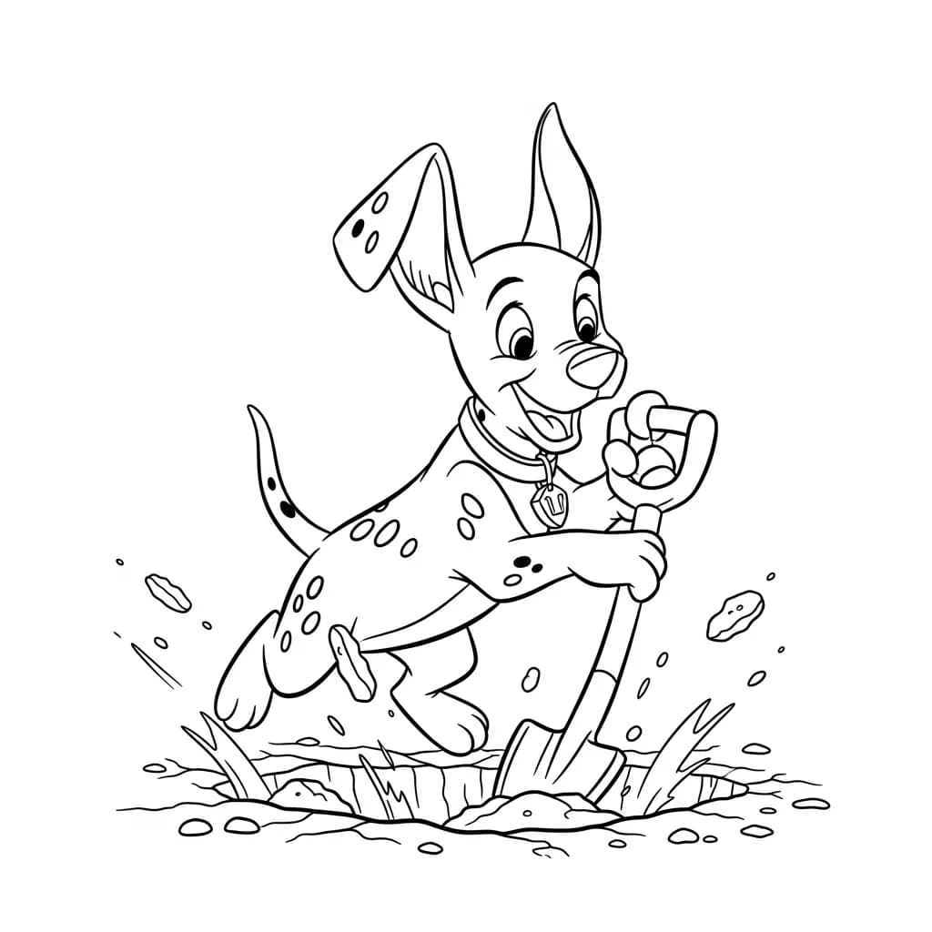 Desenhos de 101 Dálmatas para Colorir