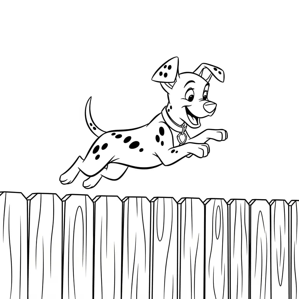 Desenhos de 101 Dálmatas para Colorir