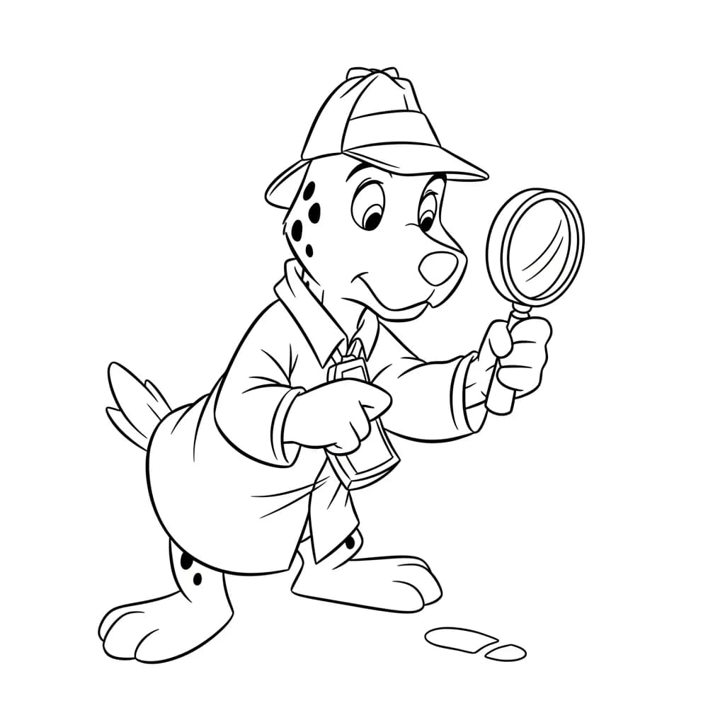 Desenhos de 101 Dálmatas para Colorir