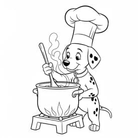 Desenhos de 101 Dálmatas para Colorir