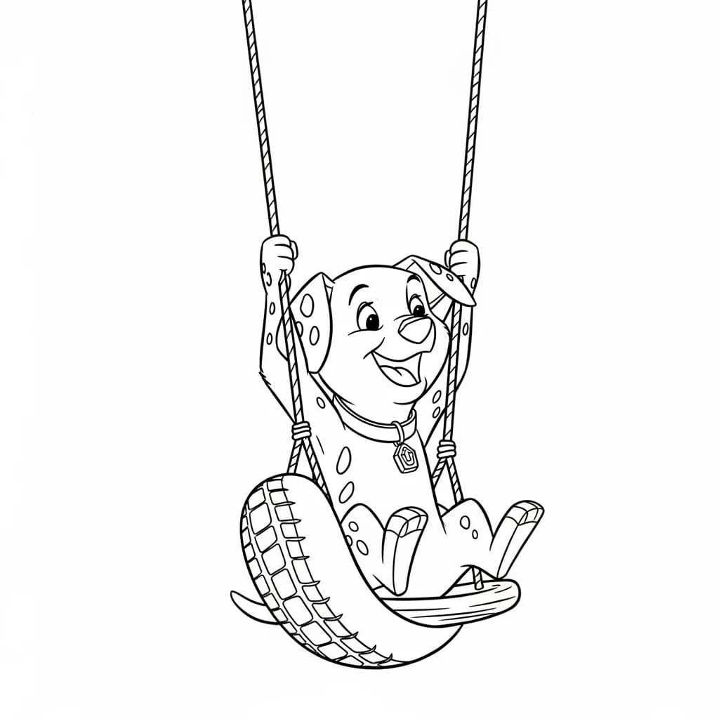 Desenhos de 101 Dálmatas para Colorir