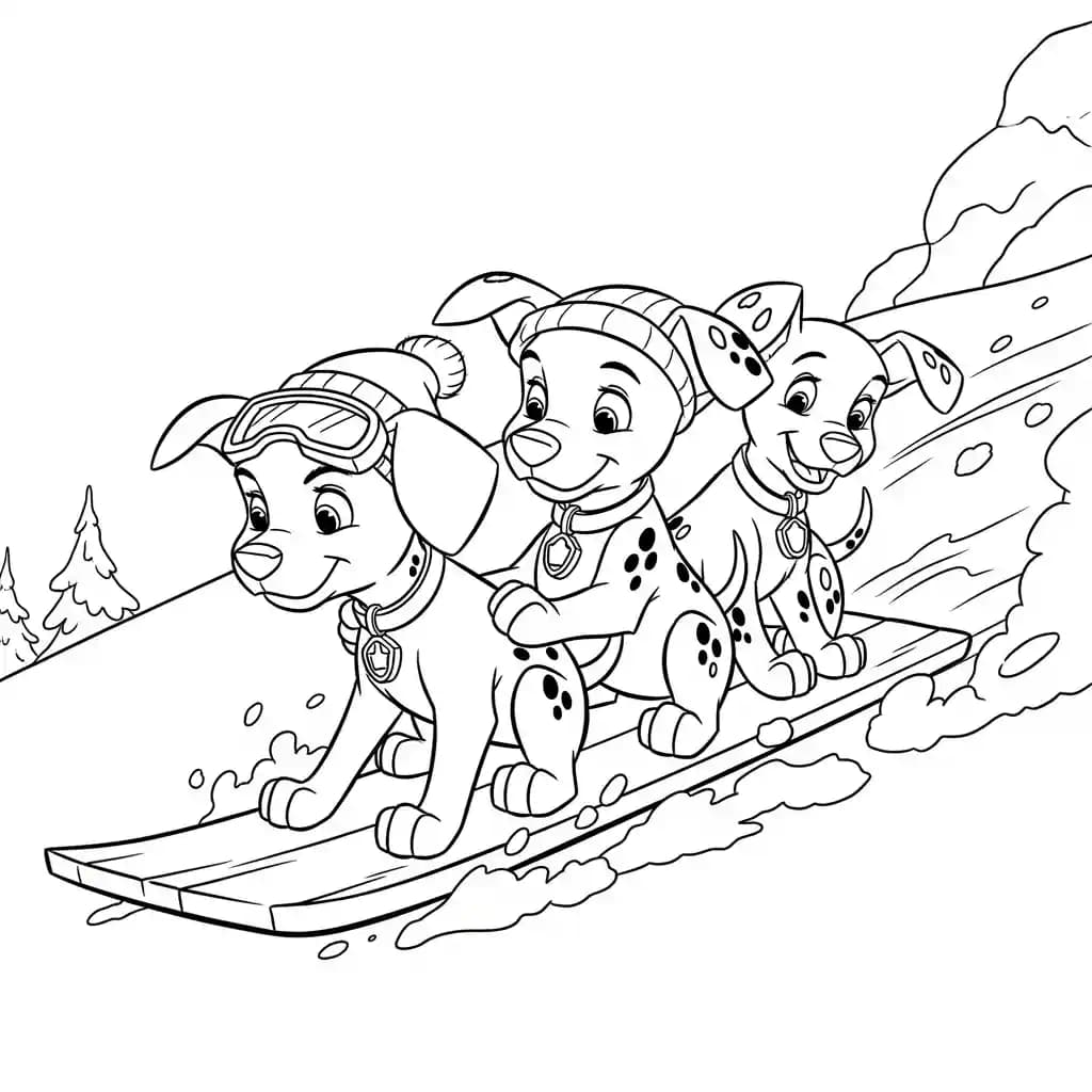 Desenhos de 101 Dálmatas para Colorir