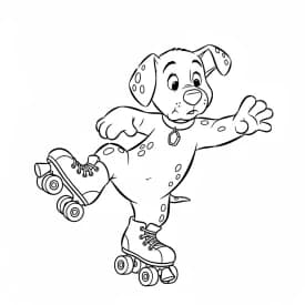 Desenhos de 101 Dálmatas para Colorir