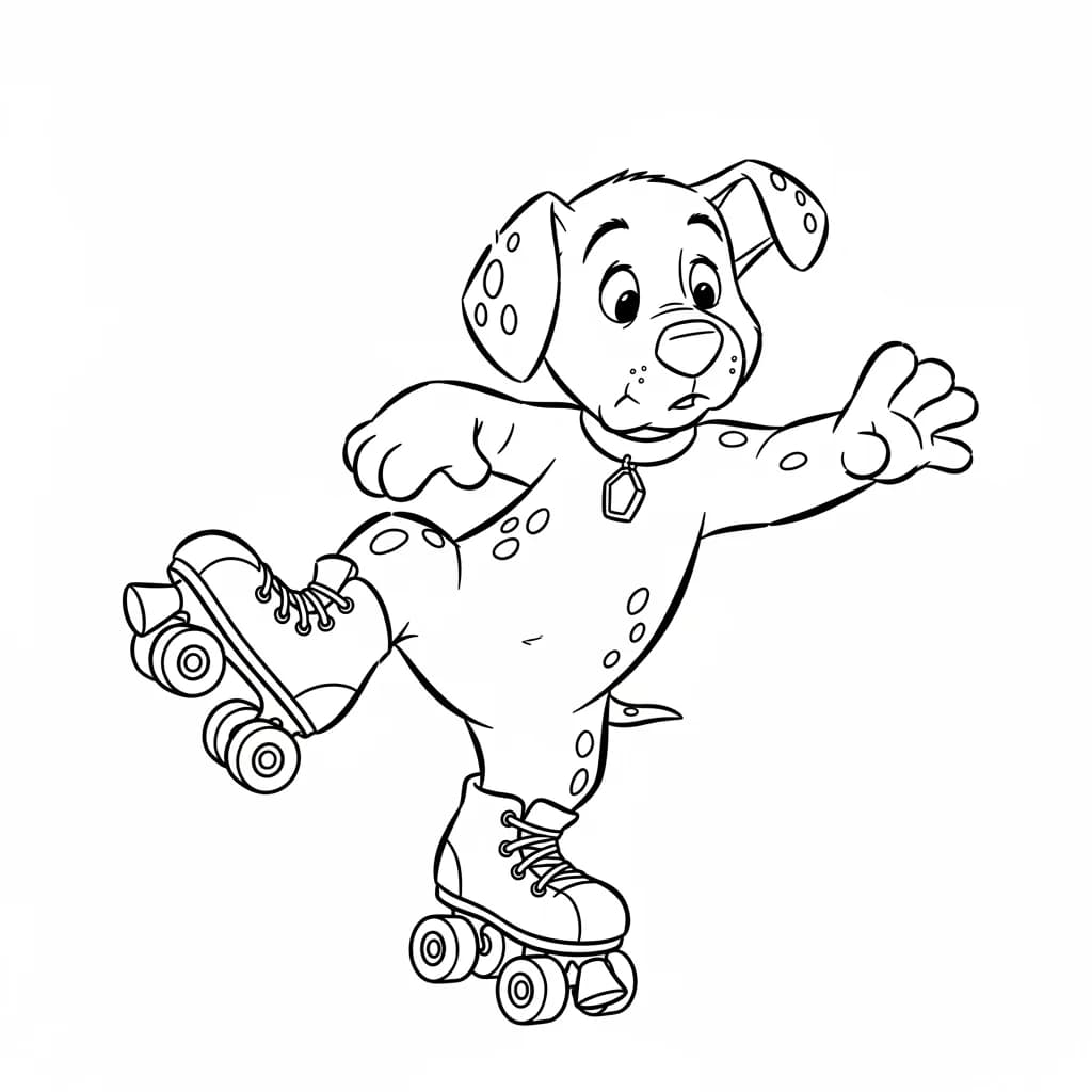 Desenhos de 101 Dálmatas para Colorir