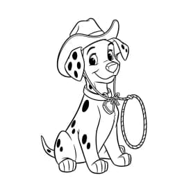 Desenhos de 101 Dálmatas para Colorir