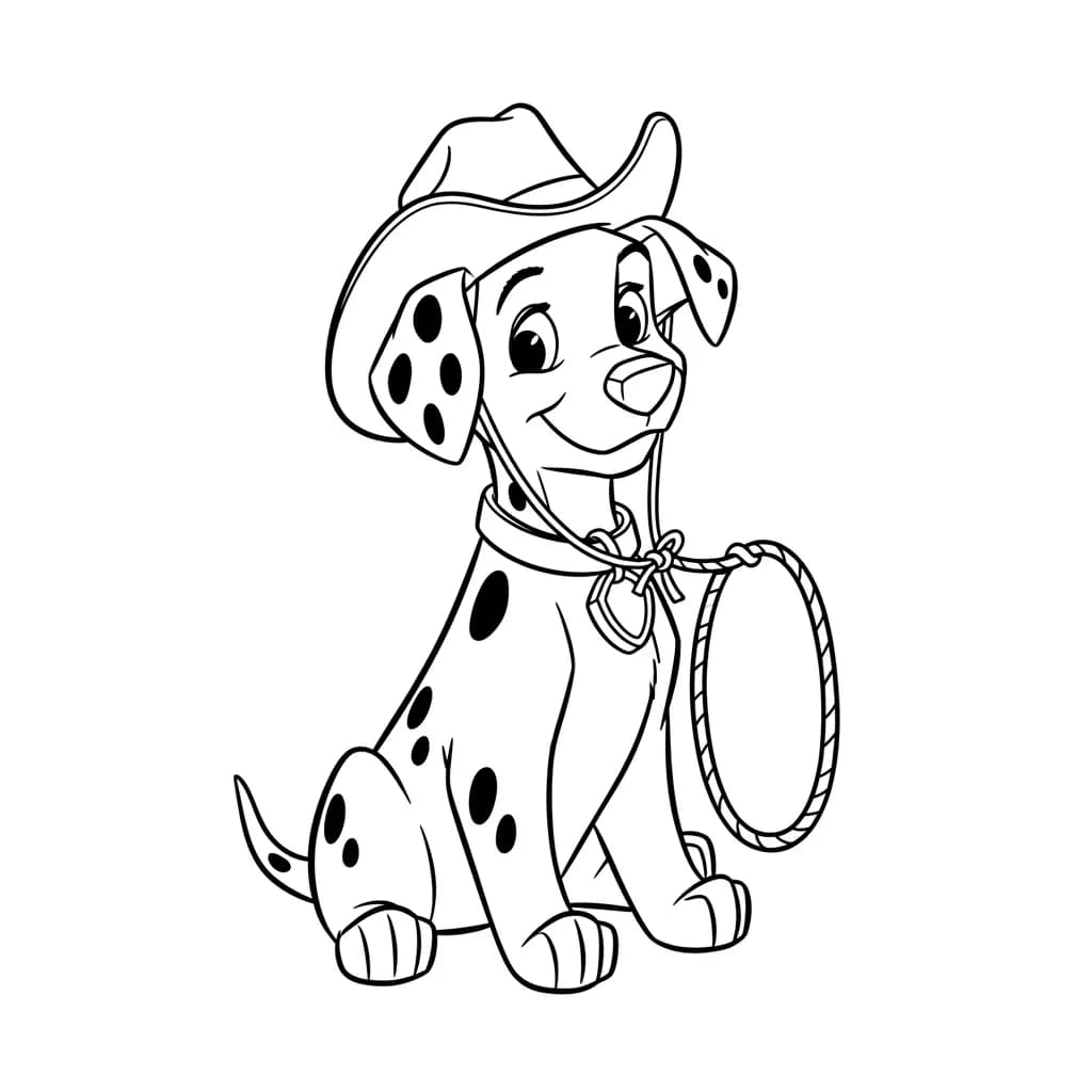 Desenhos de 101 Dálmatas para Colorir
