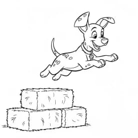 Desenhos de 101 Dálmatas para Colorir