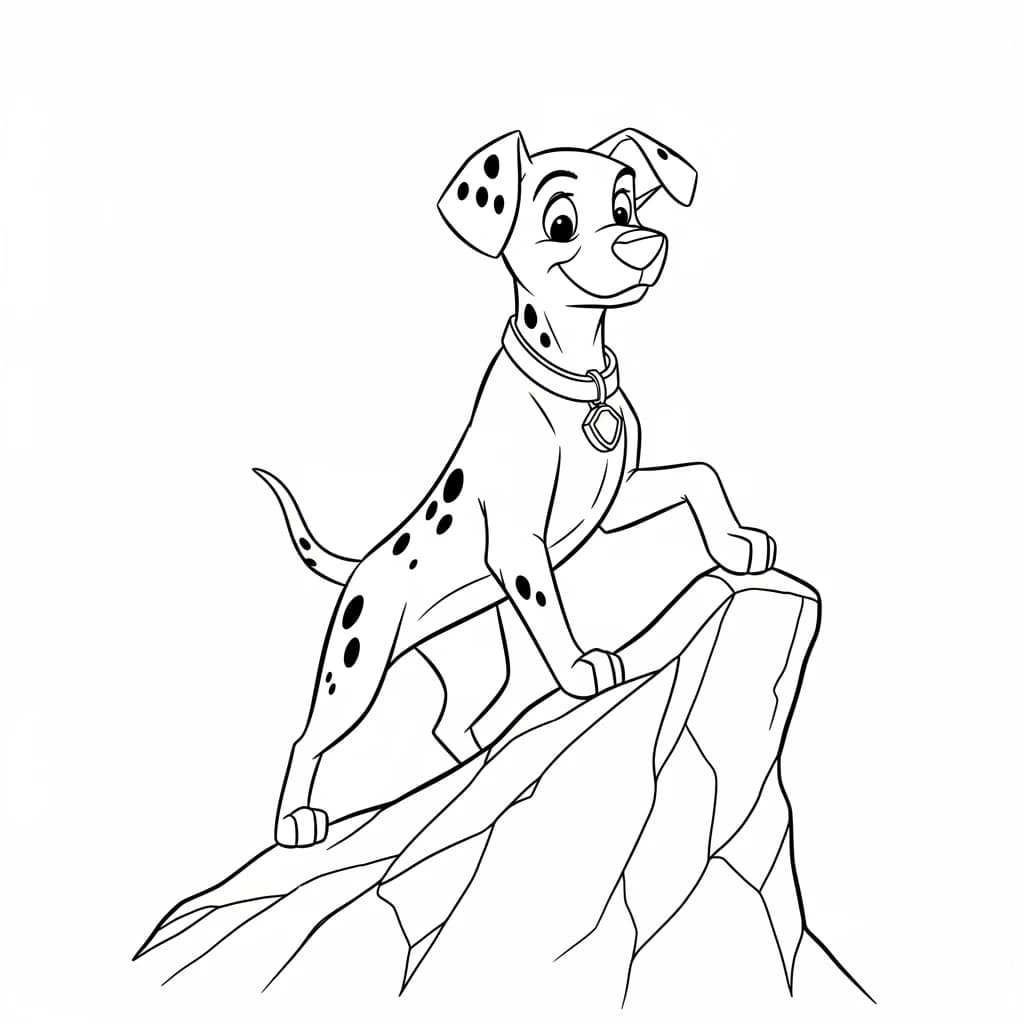 Desenhos de 101 Dálmatas para Colorir