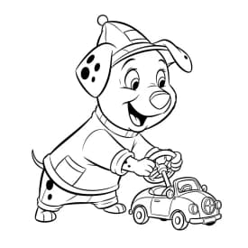 Desenhos de 101 Dálmatas para Colorir