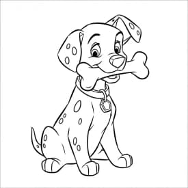 Desenhos de 101 Dálmatas para Colorir