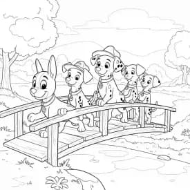 Desenhos de 101 Dálmatas para Colorir