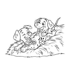 Desenhos de 101 Dálmatas para Colorir