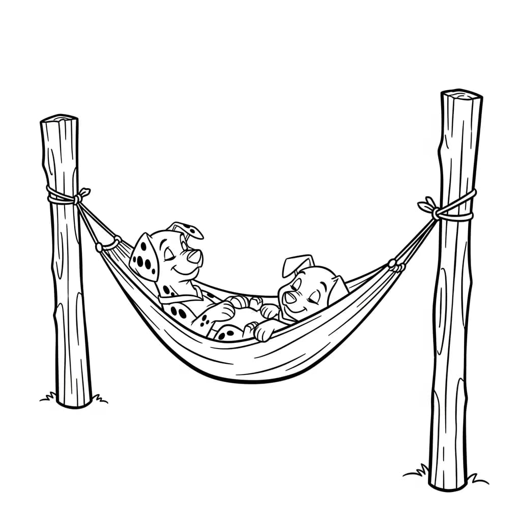 Desenhos de 101 Dálmatas para Colorir