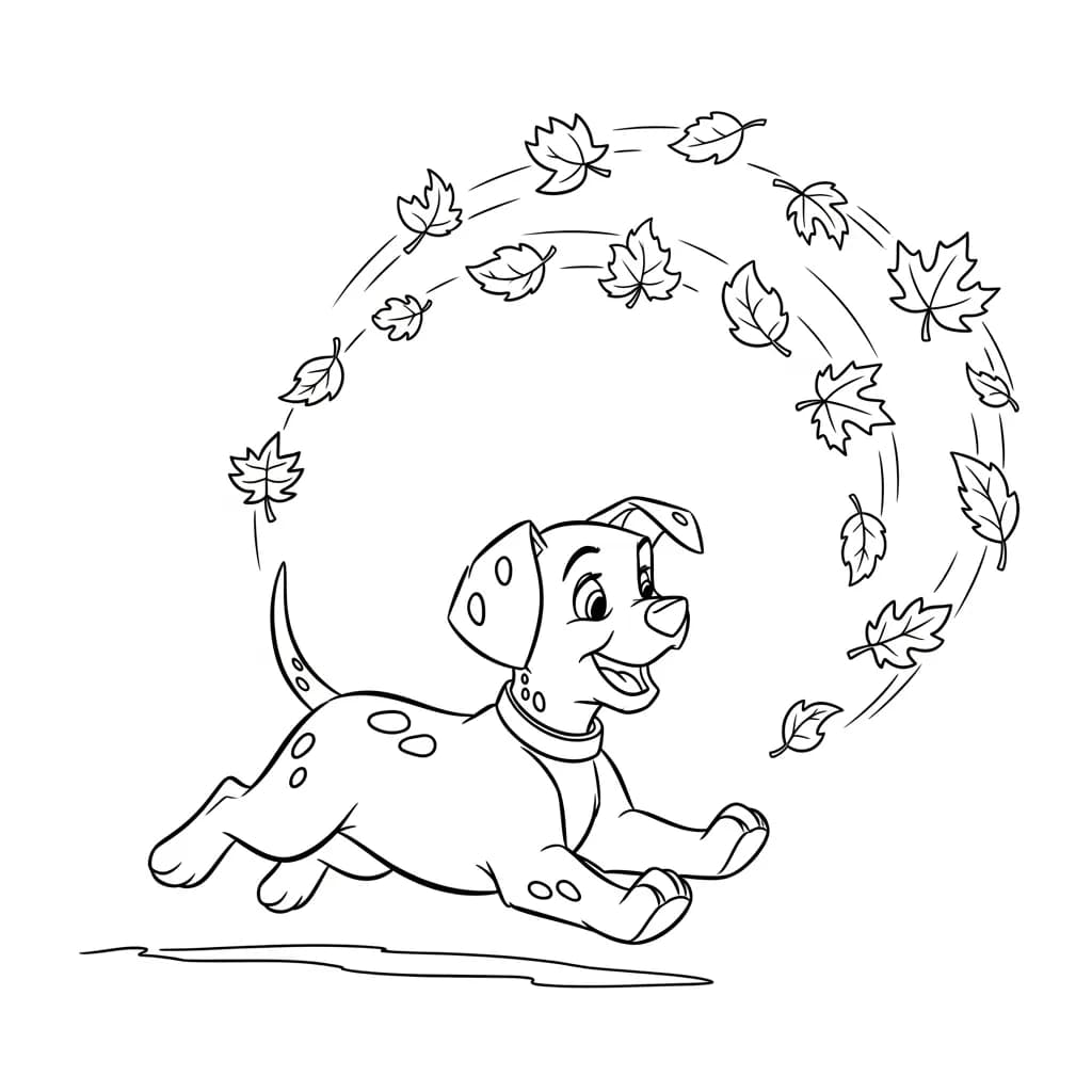 Desenhos de 101 Dálmatas para Colorir