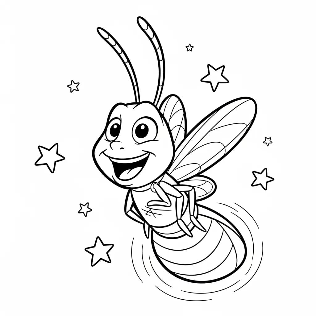 Desenho para colorir de A Princesa e o Sapo com cena encantada