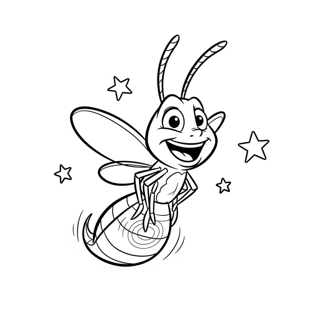 Desenho para colorir de A Princesa e o Sapo com cena encantada