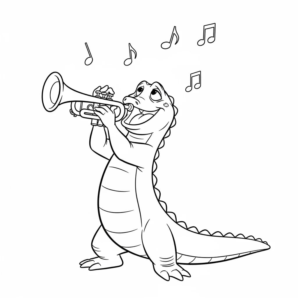 Desenho para colorir de A Princesa e o Sapo com cena encantada