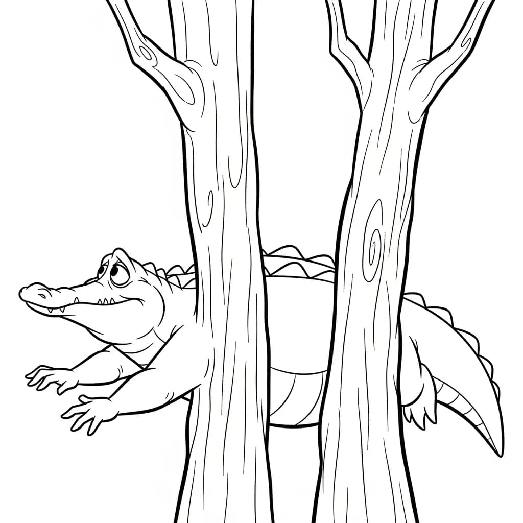 Desenho para colorir de A Princesa e o Sapo com cena encantada