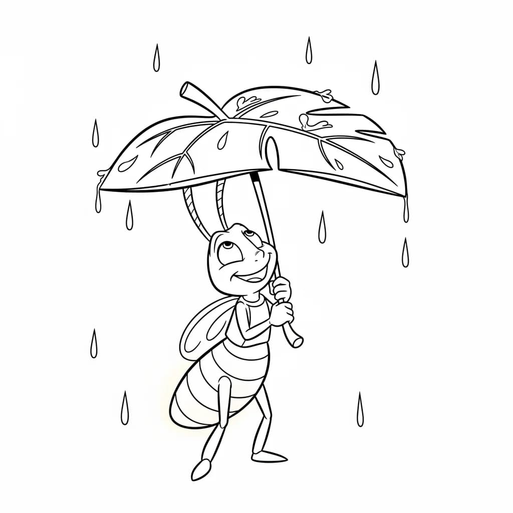 Desenho para colorir de A Princesa e o Sapo com cena encantada