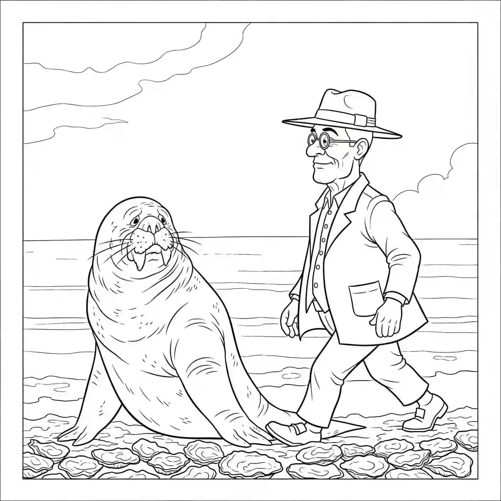 alice tomando chá com o chapeleiro maluco – desenho para colorir