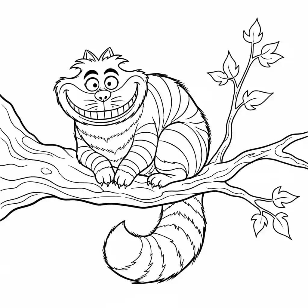 alice tomando chá com o chapeleiro maluco – desenho para colorir