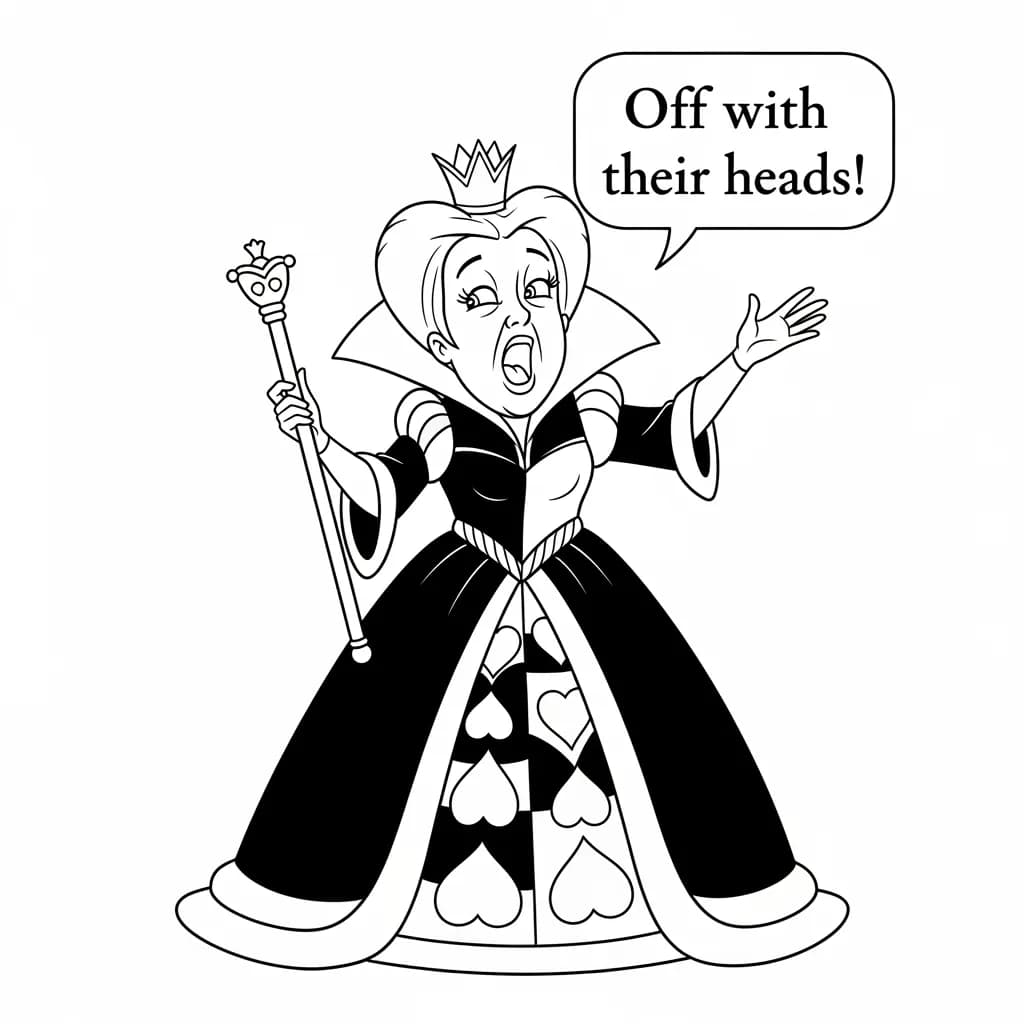 alice tomando chá com o chapeleiro maluco – desenho para colorir