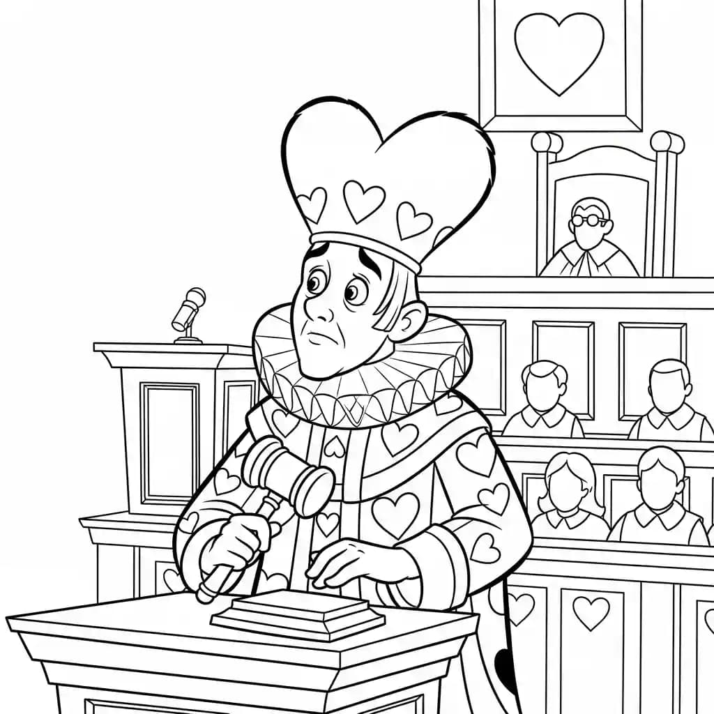 alice tomando chá com o chapeleiro maluco – desenho para colorir