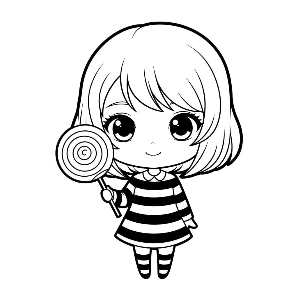 Desenhos de anime para colorir com personagens famosos em traços grossos e fundo branco, prontos para imprimir e pintar