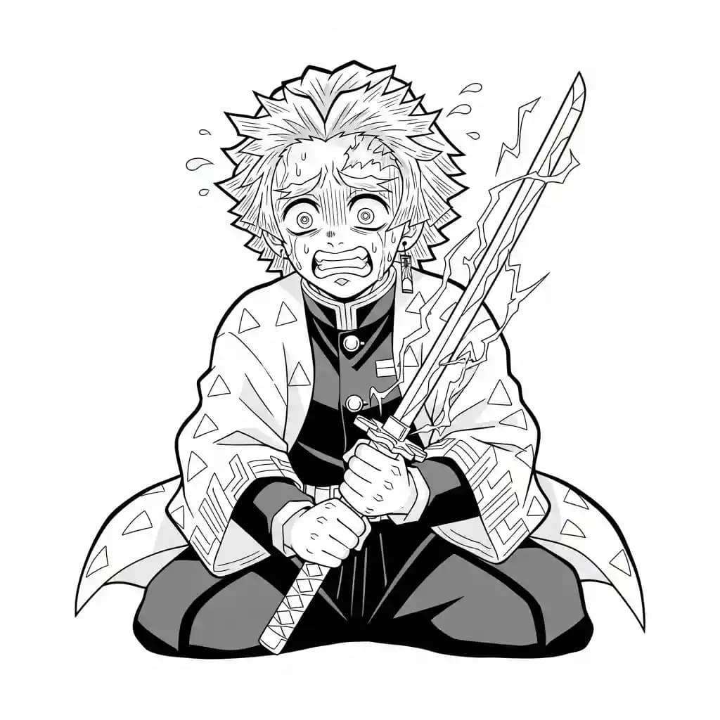 Desenhos de anime para colorir com personagens famosos em traços grossos e fundo branco, prontos para imprimir e pintar