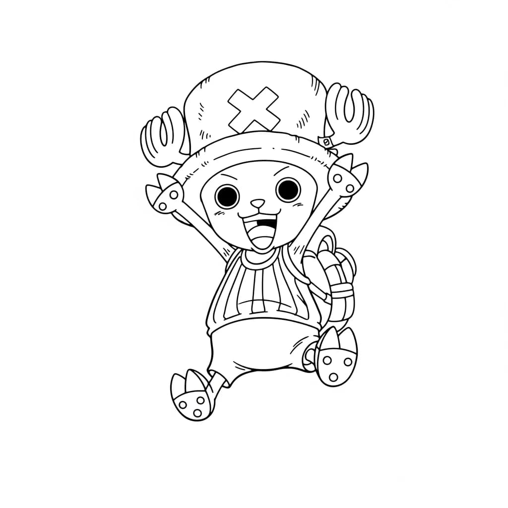 Desenhos de anime para colorir com personagens famosos em traços grossos e fundo branco, prontos para imprimir e pintar