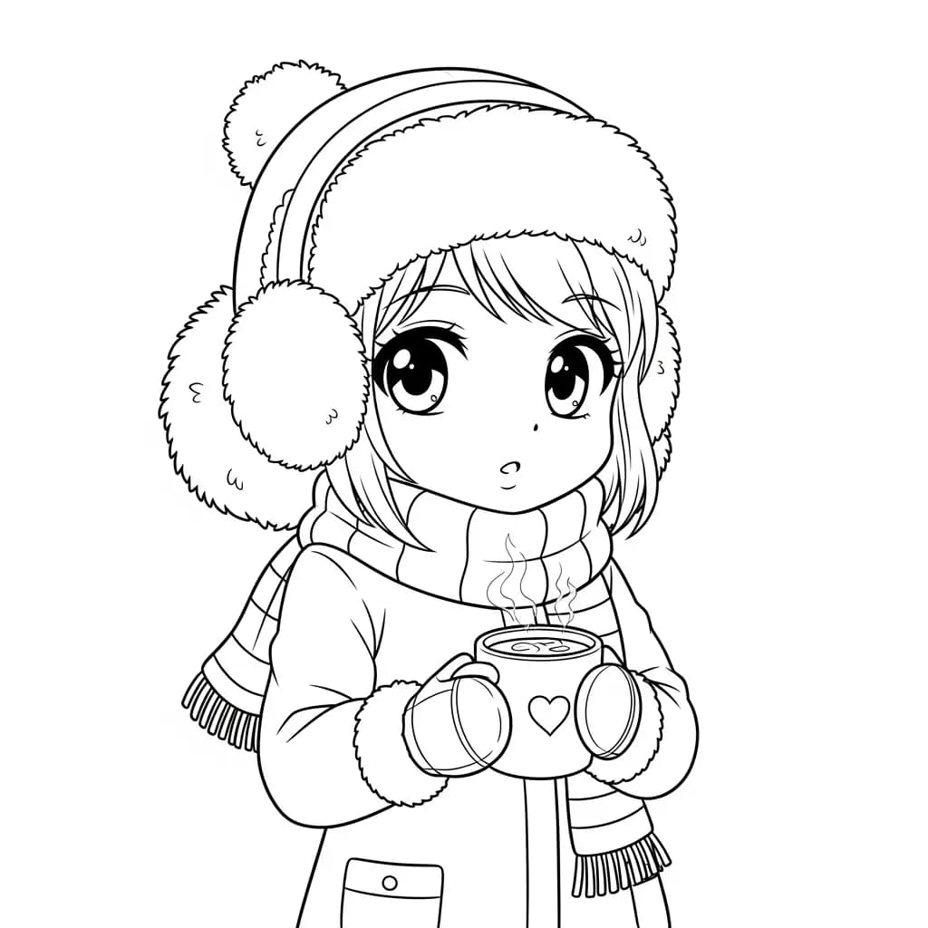 Desenhos de anime para colorir com personagens famosos em traços grossos e fundo branco, prontos para imprimir e pintar