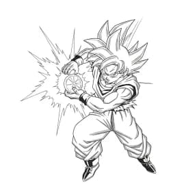 Desenhos de anime para colorir com personagens famosos em traços grossos e fundo branco, prontos para imprimir e pintar