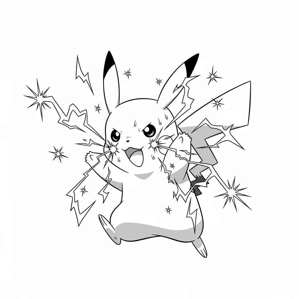 Desenhos de anime para colorir com personagens famosos em traços grossos e fundo branco, prontos para imprimir e pintar