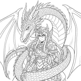 Desenhos de anime para colorir com personagens famosos em traços grossos e fundo branco, prontos para imprimir e pintar