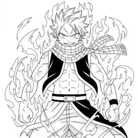 Desenhos de anime para colorir com personagens famosos em traços grossos e fundo branco, prontos para imprimir e pintar