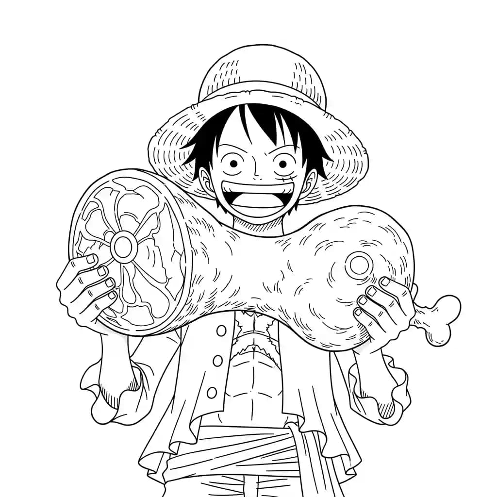 Desenhos de anime para colorir com personagens famosos em traços grossos e fundo branco, prontos para imprimir e pintar