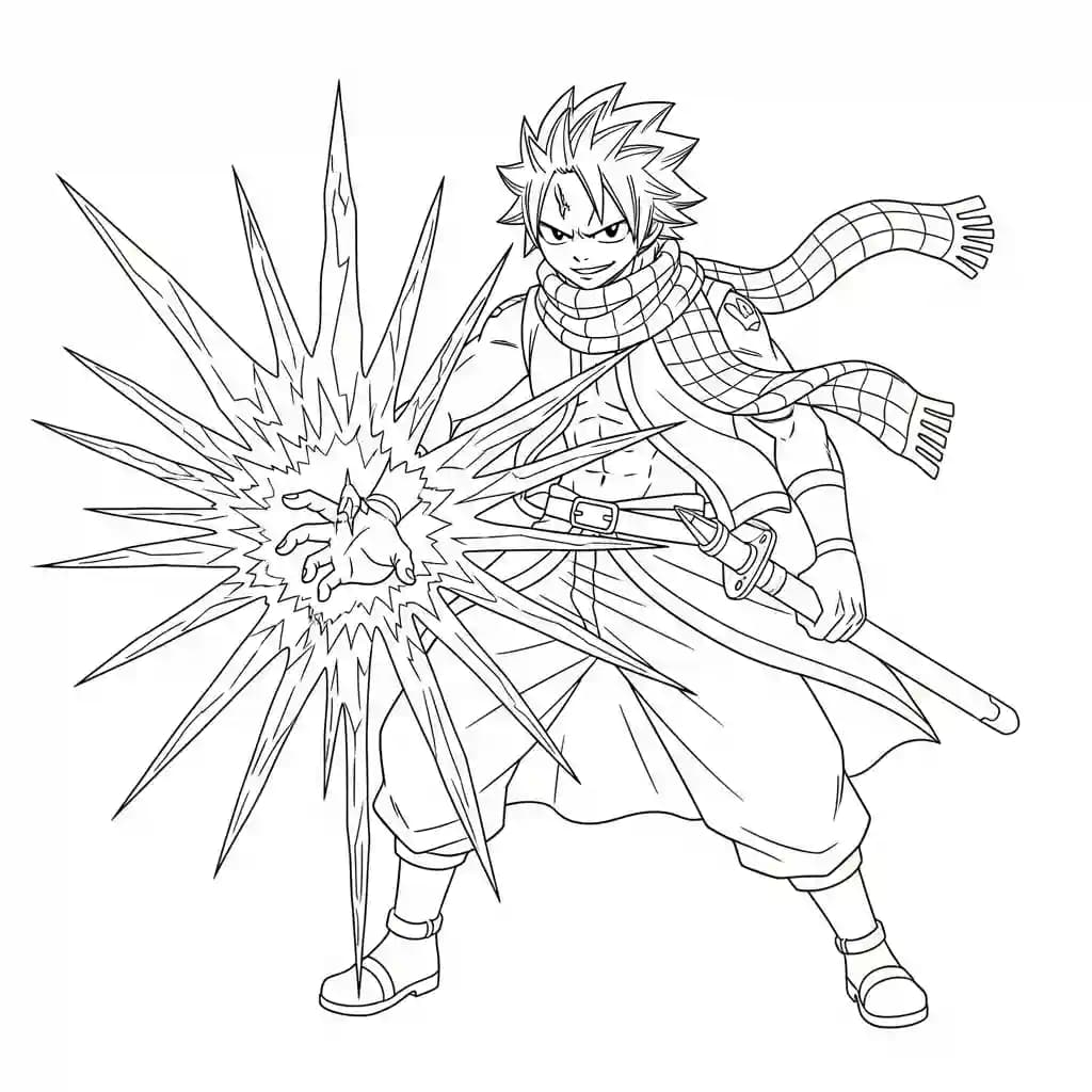 Desenhos de anime para colorir com personagens famosos em traços grossos e fundo branco, prontos para imprimir e pintar