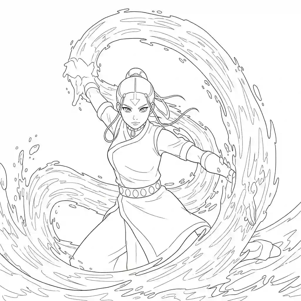 Desenhos de anime para colorir com personagens famosos em traços grossos e fundo branco, prontos para imprimir e pintar