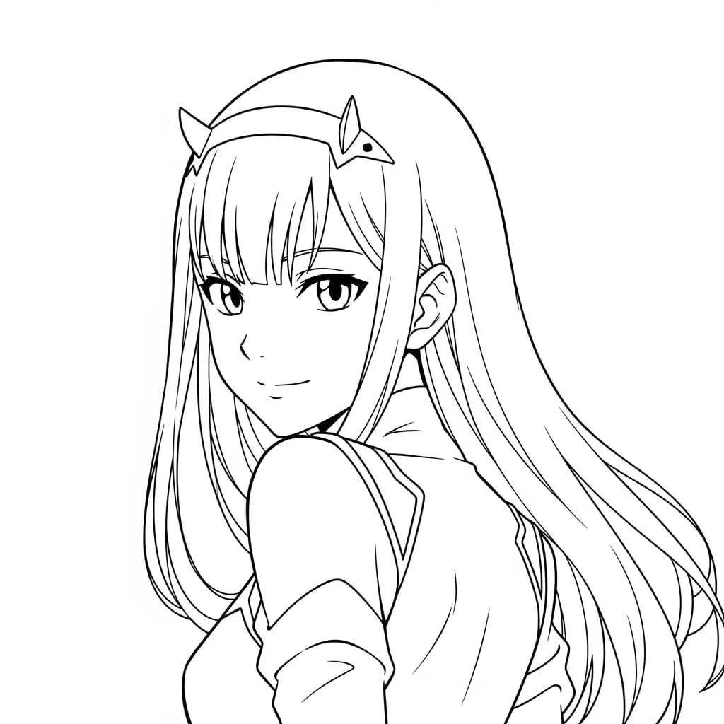 Desenhos de anime para colorir com personagens famosos em traços grossos e fundo branco, prontos para imprimir e pintar