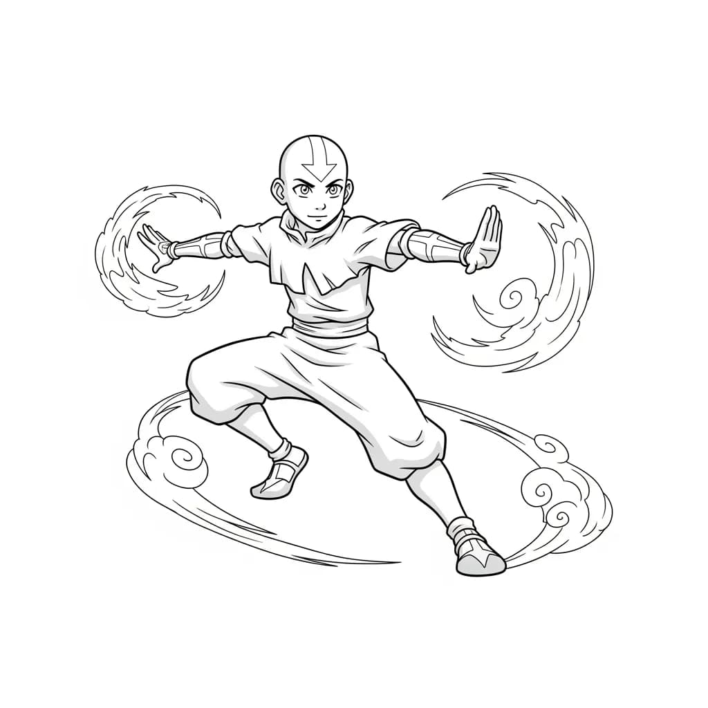 Desenhos de anime para colorir com personagens famosos em traços grossos e fundo branco, prontos para imprimir e pintar