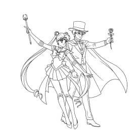 Desenhos de anime para colorir com personagens famosos em traços grossos e fundo branco, prontos para imprimir e pintar