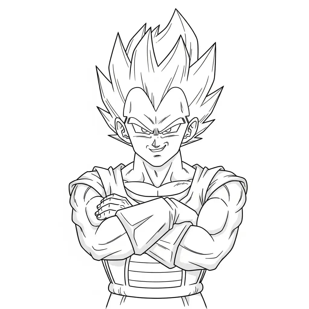 Desenhos de anime para colorir com personagens famosos em traços grossos e fundo branco, prontos para imprimir e pintar