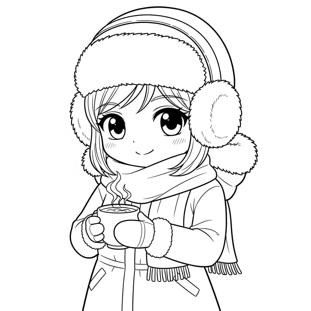 Desenhos de anime para colorir com personagens famosos em traços grossos e fundo branco, prontos para imprimir e pintar