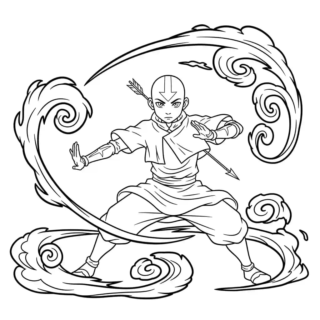 Desenhos de anime para colorir com personagens famosos em traços grossos e fundo branco, prontos para imprimir e pintar