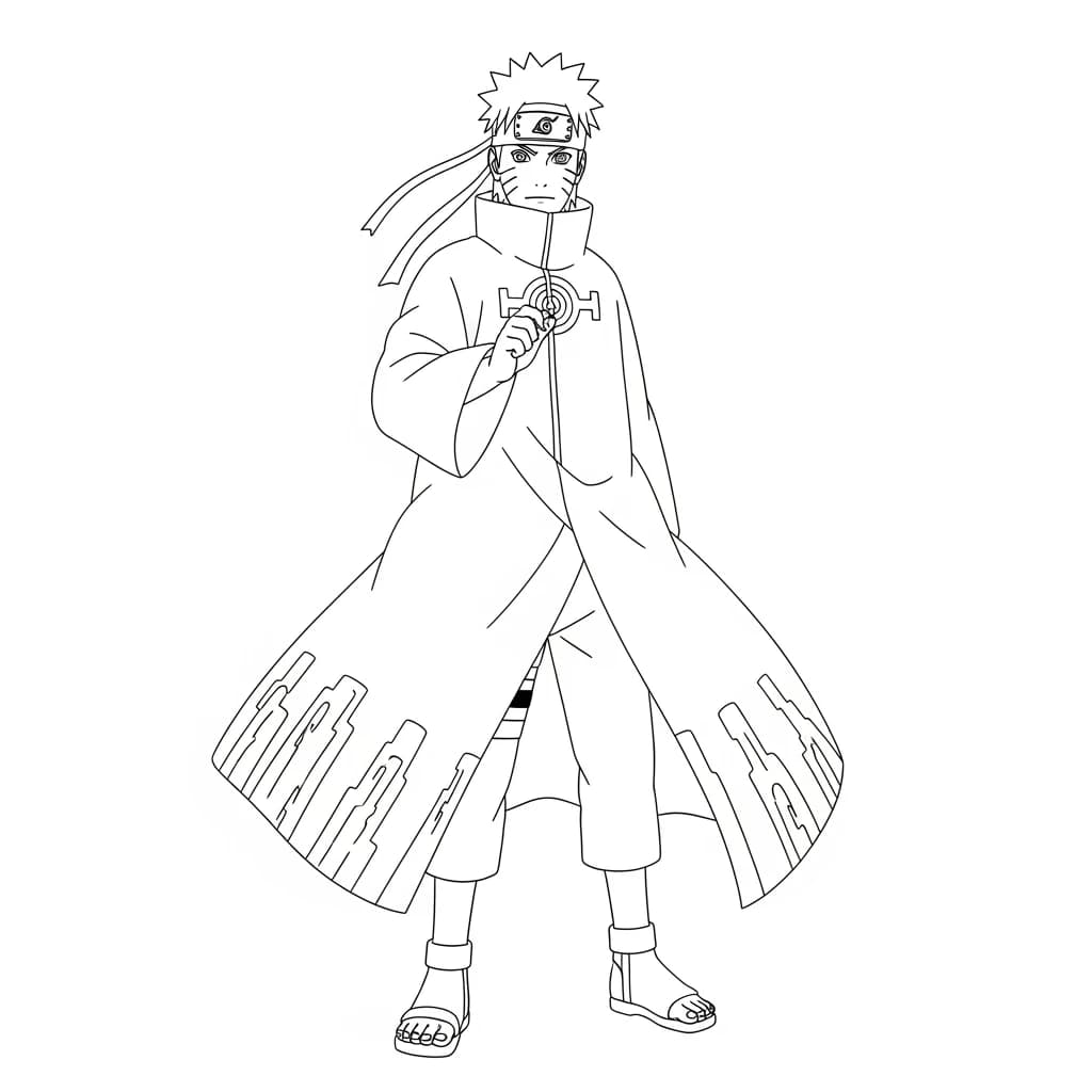 Desenhos de anime para colorir com personagens famosos em traços grossos e fundo branco, prontos para imprimir e pintar