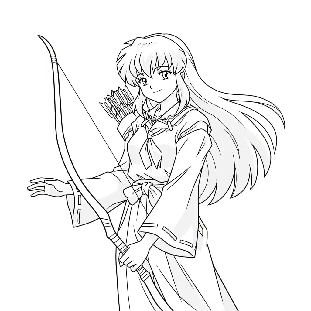 Desenhos de anime para colorir com personagens famosos em traços grossos e fundo branco, prontos para imprimir e pintar