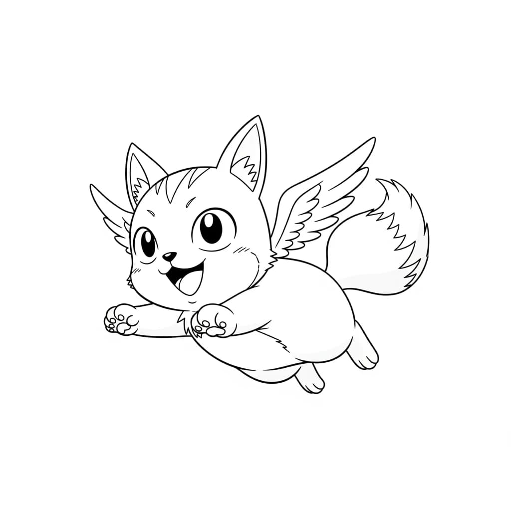 Desenhos de anime para colorir com personagens famosos em traços grossos e fundo branco, prontos para imprimir e pintar