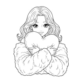 Desenhos de anime para colorir com personagens famosos em traços grossos e fundo branco, prontos para imprimir e pintar